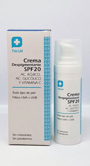 Crema Facial Despigmentante SPF20 30ml